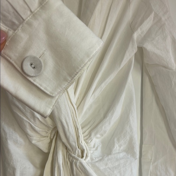 Lioness White Dress (linen feels material) size Small - Picture 5 of 8